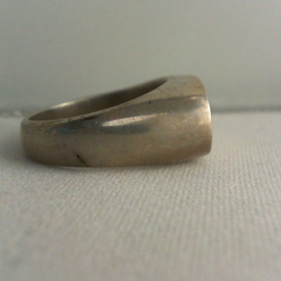 Batman Symbol Logo Insignia Layered Depth Design Sterling Silver Ring Unisex - Picture 6 of 9